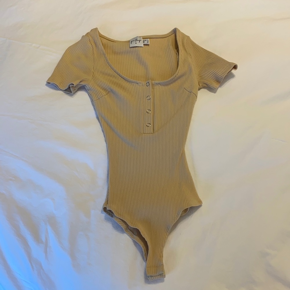 Princess Polly tan bodysuit